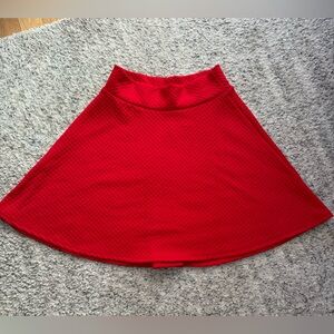 Charlotte Russe Red Skirt